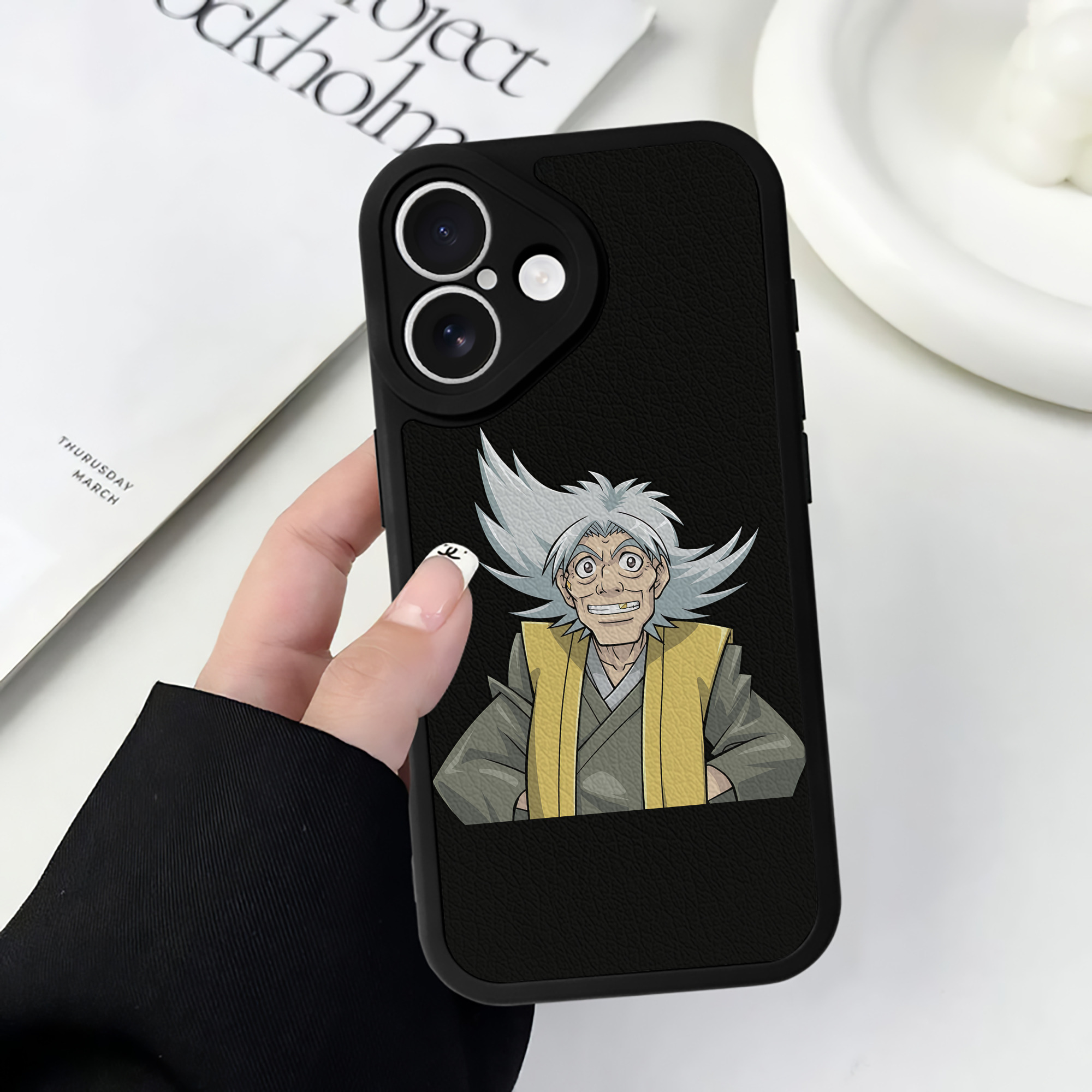 遊☆戯☆王 Yu-Gi-Oh! 【iPhone 16シリーズ対応】シリコンスマホケース（レザー調） 材質：シリコン